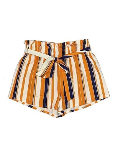 Pre-owned Shein Shorts In Orange