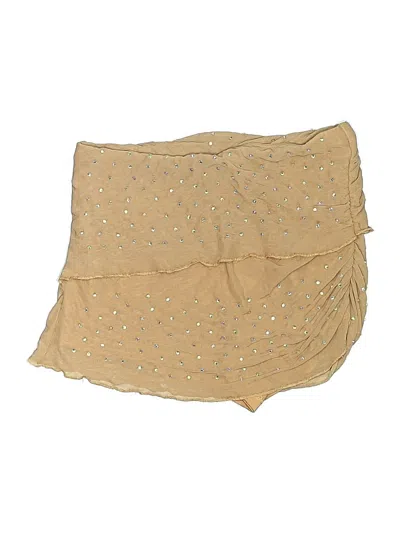 Pre-owned Shein Skort In Brown