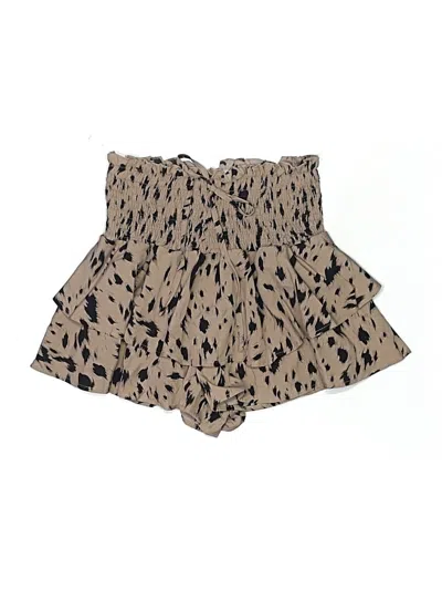 Pre-owned Shein Skort In Tan