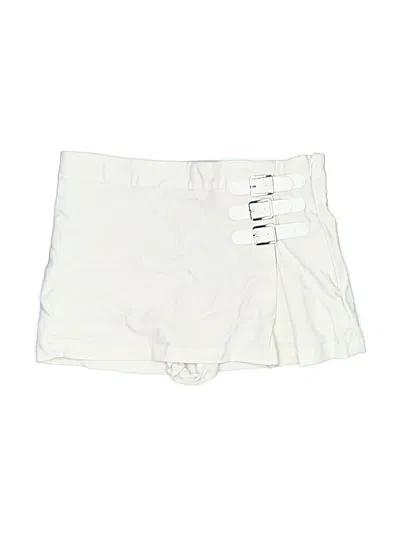 Pre-owned Shein Skort In White