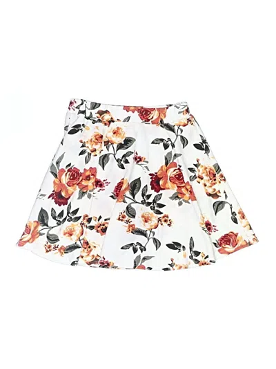 Pre-owned Shein Skort In White