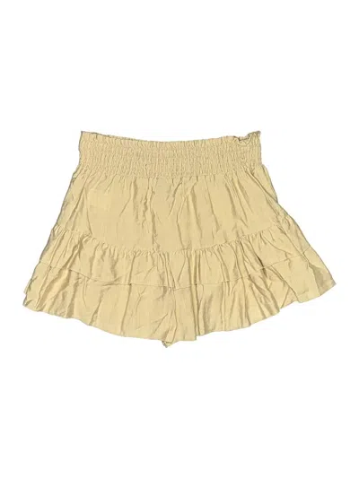 Pre-owned Shein Skort In Yellow