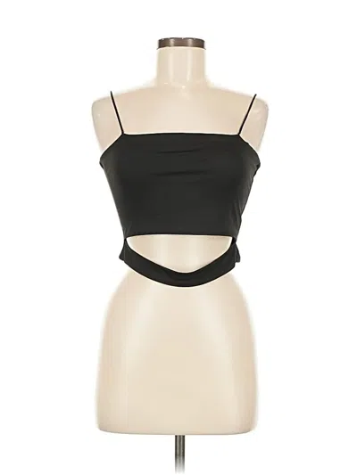 Pre-owned Shein Sleeveless Blouse In Black