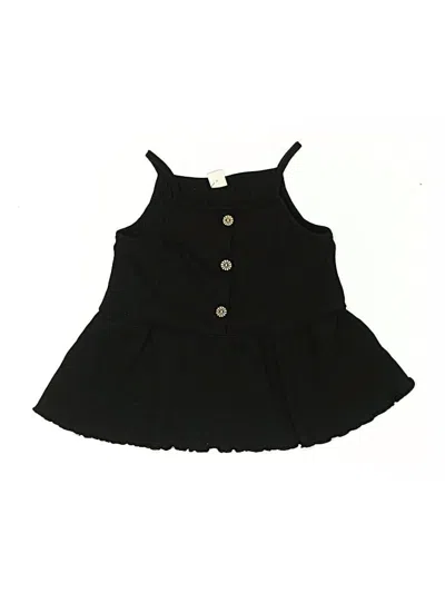 Pre-owned Shein Kids' Sleeveless Blouse In Black