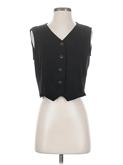 Pre-owned Shein Sleeveless Blouse In Black