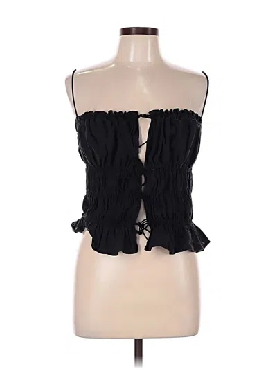Pre-owned Shein Sleeveless Blouse In Black