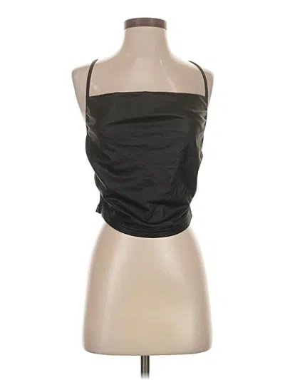 Pre-owned Shein Sleeveless Blouse In Black