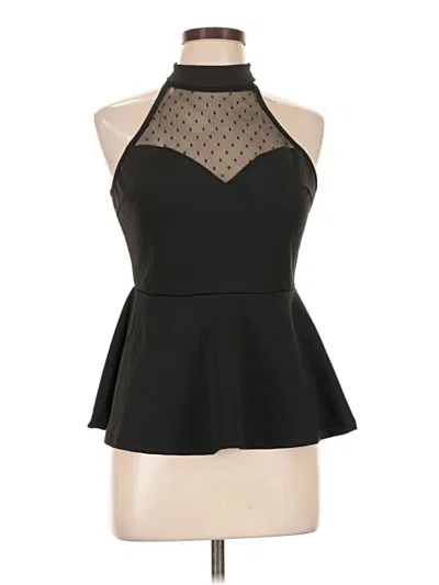 Pre-owned Shein Sleeveless Blouse In Black