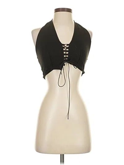 Pre-owned Shein Sleeveless Blouse In Black