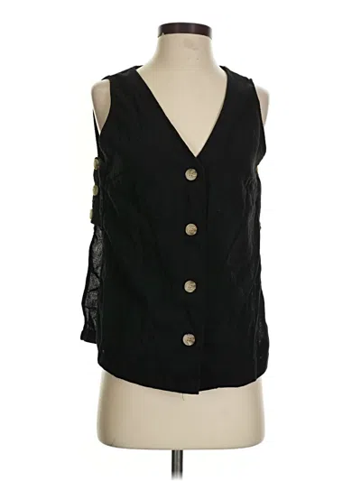 Pre-owned Shein Sleeveless Blouse In Black