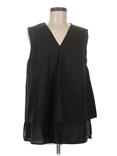 Pre-owned Shein Sleeveless Blouse In Black
