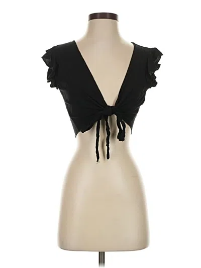 Pre-owned Shein Sleeveless Blouse In Black