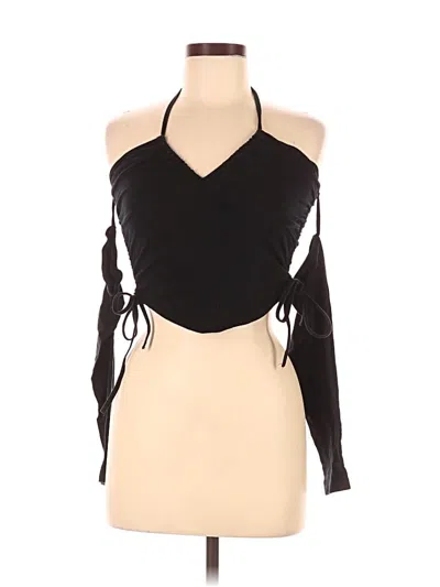 Pre-owned Shein Sleeveless Blouse In Black