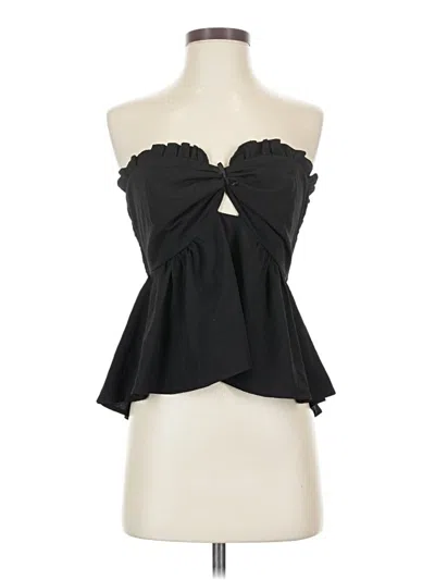Pre-owned Shein Sleeveless Blouse In Black