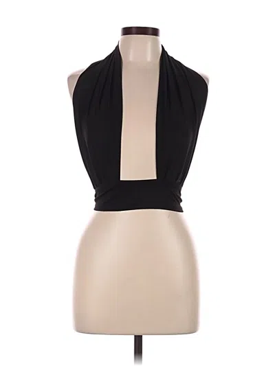 Pre-owned Shein Sleeveless Blouse In Black