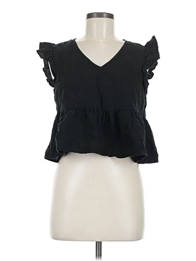Pre-owned Shein Sleeveless Blouse In Black
