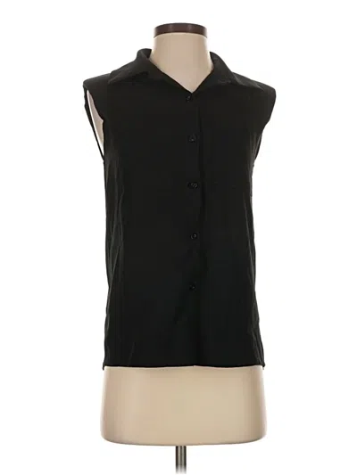 Pre-owned Shein Sleeveless Blouse In Black