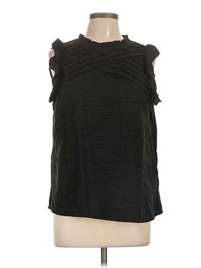 Pre-owned Shein Sleeveless Blouse In Black