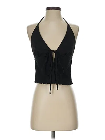 Pre-owned Shein Sleeveless Blouse In Black
