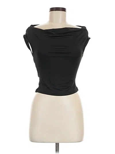 Pre-owned Shein Sleeveless Blouse In Black