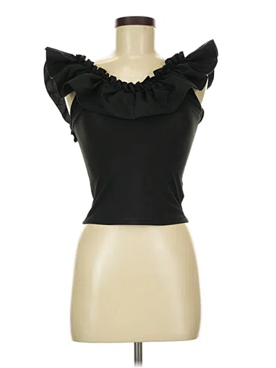 Pre-owned Shein Sleeveless Blouse In Black