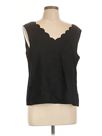 Pre-owned Shein Sleeveless Blouse In Black