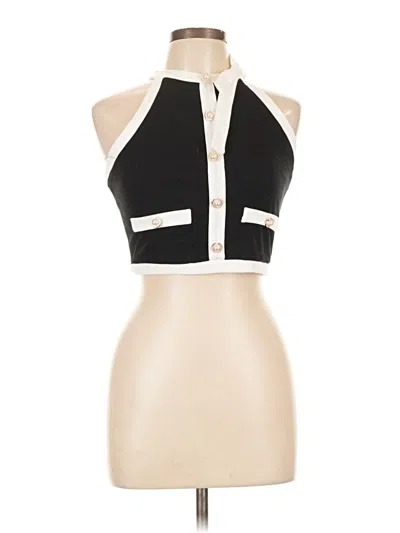 Shein Sleeveless Blouse In Black