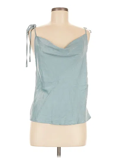 Pre-owned Shein Sleeveless Blouse In Blue