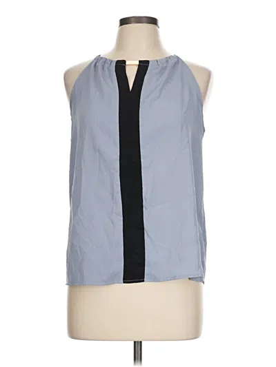 Pre-owned Shein Sleeveless Blouse In Blue