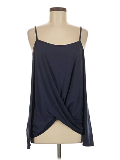 Pre-owned Shein Sleeveless Blouse In Blue