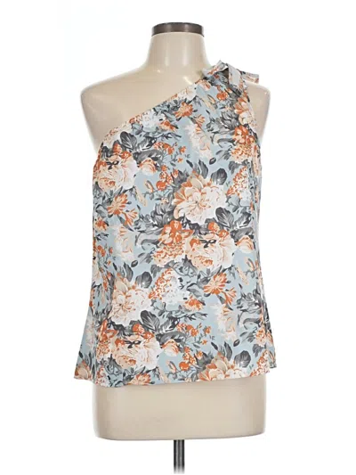Pre-owned Shein Sleeveless Blouse In Blue