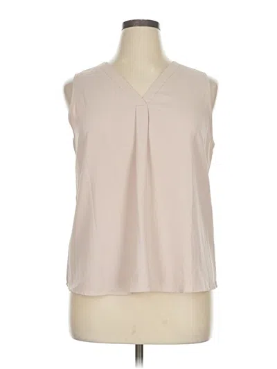 Pre-owned Shein Sleeveless Blouse In Brown