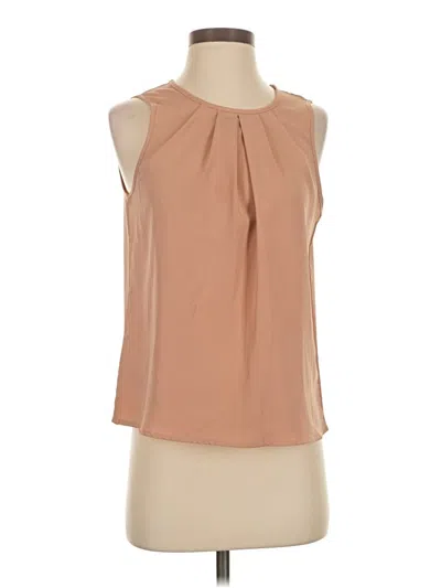 Pre-owned Shein Sleeveless Blouse In Brown