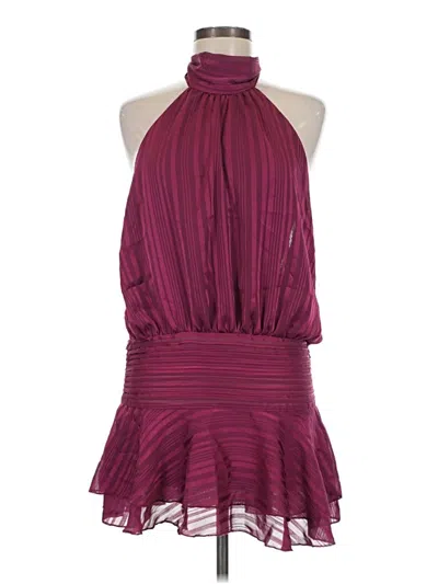 Pre-owned Shein Sleeveless Blouse In Burgundy