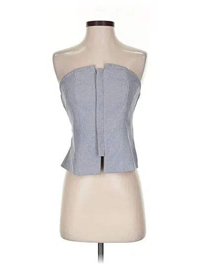 Pre-owned Shein Sleeveless Blouse In Gray