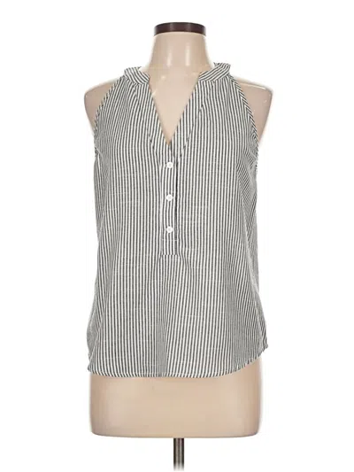 Pre-owned Shein Sleeveless Blouse In Gray