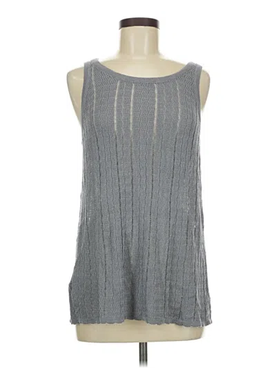 Pre-owned Shein Sleeveless Blouse In Gray