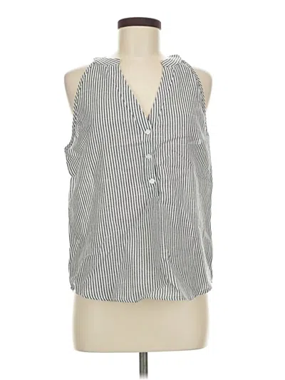 Pre-owned Shein Sleeveless Blouse In Gray
