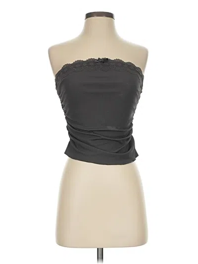 Pre-owned Shein Sleeveless Blouse In Gray