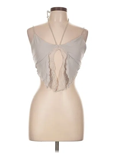Pre-owned Shein Sleeveless Blouse In Gray