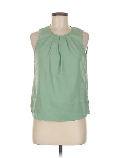 Pre-owned Shein Sleeveless Blouse In Green