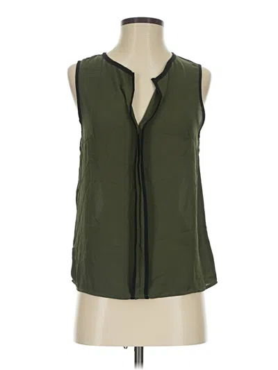 Pre-owned Shein Sleeveless Blouse In Green