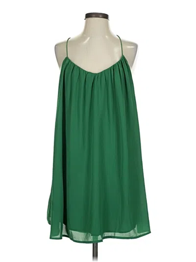 Pre-owned Shein Sleeveless Blouse In Green