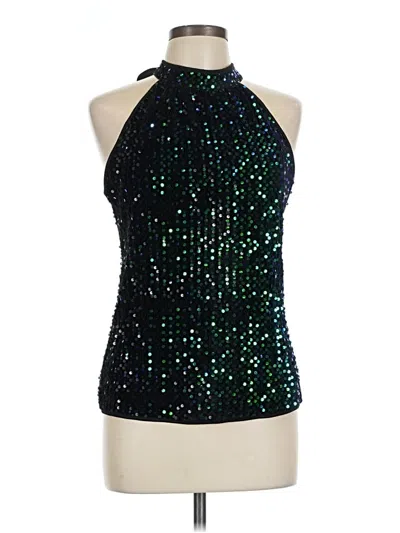 Pre-owned Shein Sleeveless Blouse In Green