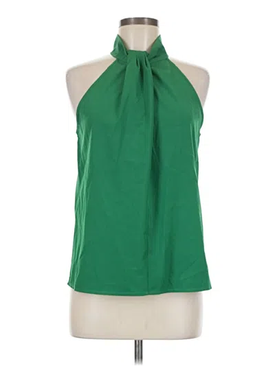 Pre-owned Shein Sleeveless Blouse In Green