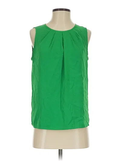 Pre-owned Shein Sleeveless Blouse In Green