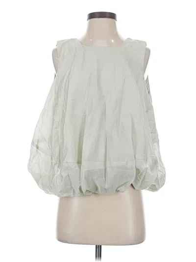 Pre-owned Shein Sleeveless Blouse In Green