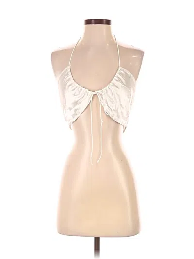 Pre-owned Shein Sleeveless Blouse In Ivory
