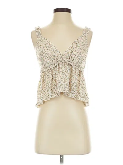 Pre-owned Shein Sleeveless Blouse In Ivory