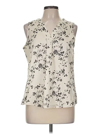Pre-owned Shein Sleeveless Blouse In Ivory